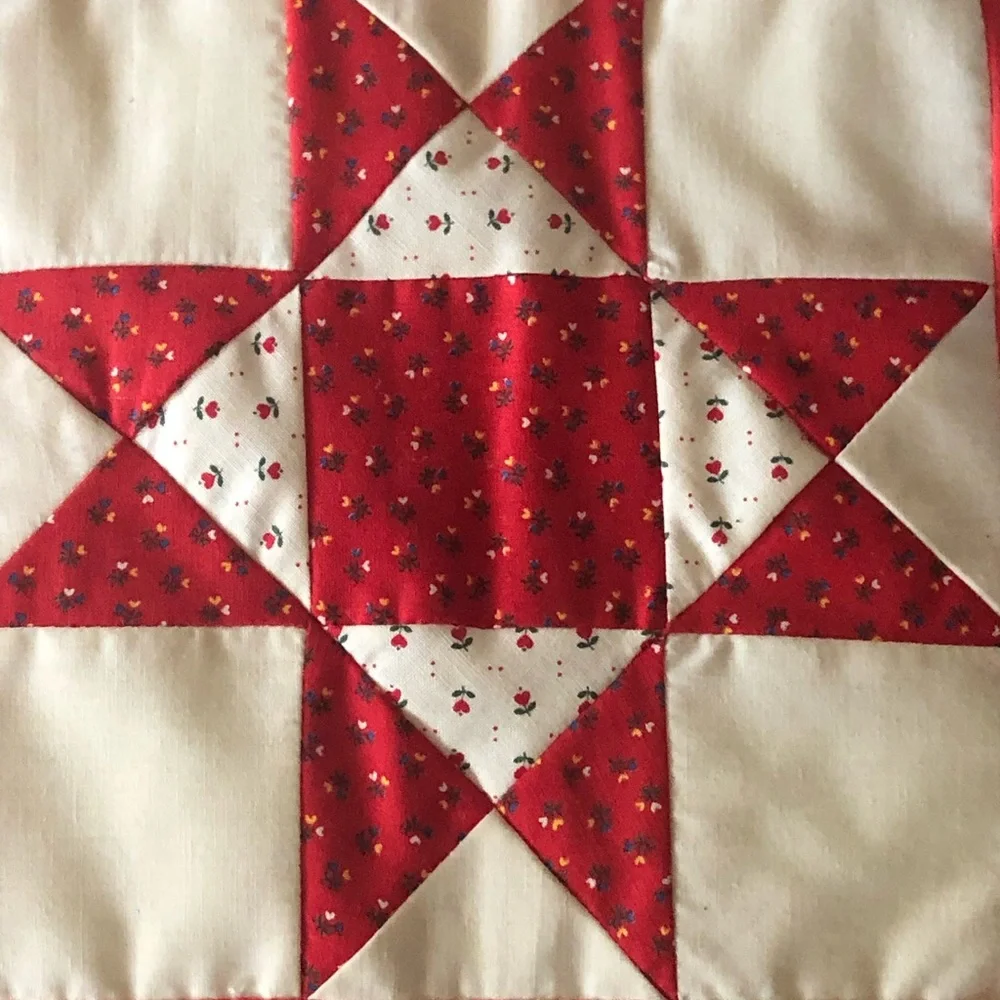 Vintage Quilted Pillow